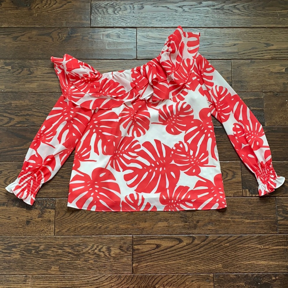 Ella Moon Tropical Asymmetrical Top